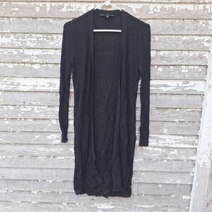 White House Black Market Black Long Sleeve Cardigan Size Small